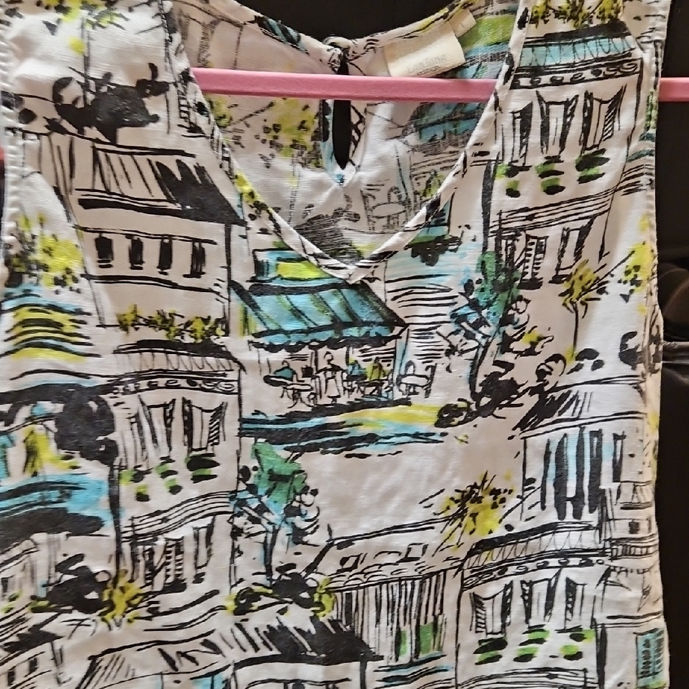Scenic Print Women's Top